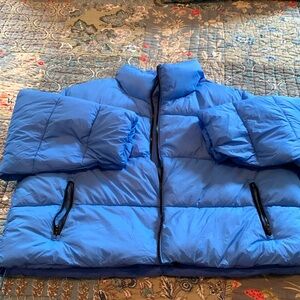 Old Navy Blue Puffer Winter Jacket